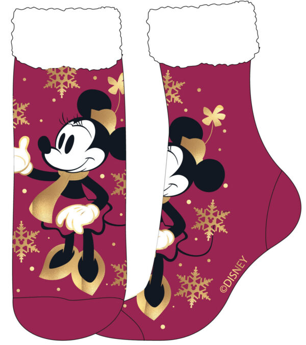 Minnie Mouse Christmas Gripper Socks - Ten Tiny Toes Socks