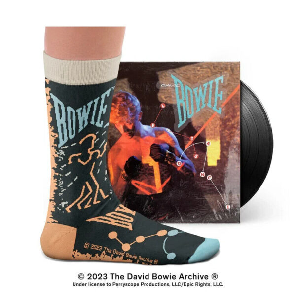 David Bowie Socks Lets Dance - Ten Tiny Toes Socks