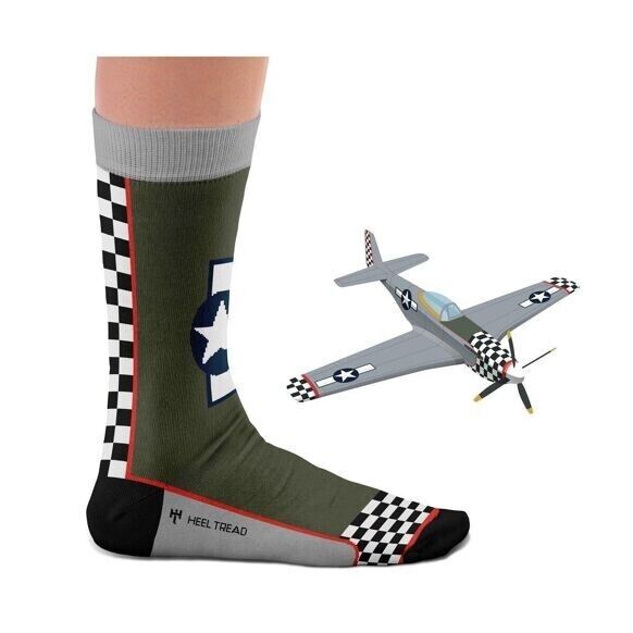 P51 Mustang Socks - Ten Tiny Toes Socks